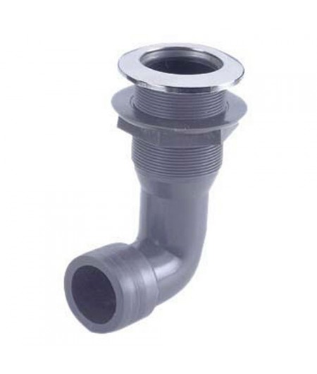 Passe-coque 90° nylon/inox 1''12 - ø38 mm