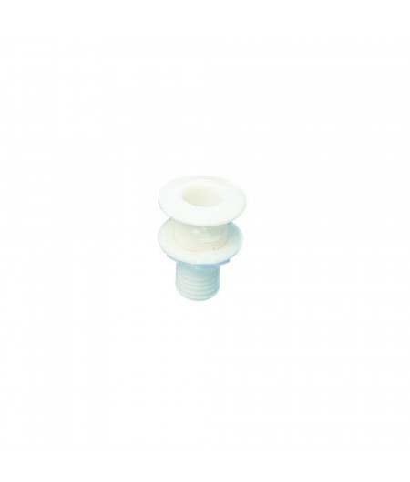 NUOVA RADE Sortie de coque blanche Ø30mm Fileté sur 55mm