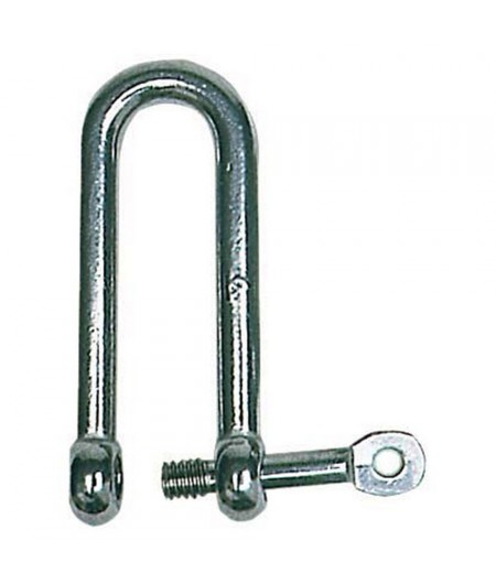 Manille longue axe imperdable - ø8 mm