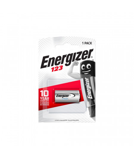 ENERGIZER Piles Lithium CR123 3V