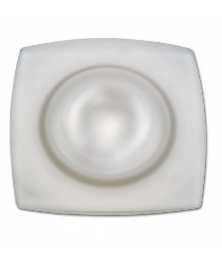 FORESTI Plafonnier carré étanche 88mm 10W blanc