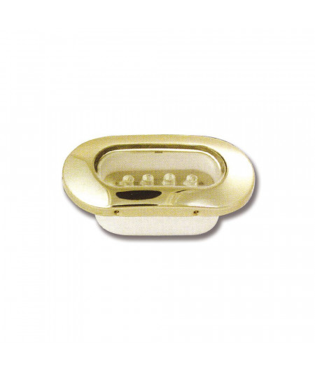 TREM Plafonnier à leds bleues 75x37x32mm