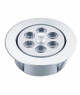 TREM Plafonnier Inox à 6 Leds blanches orientable
