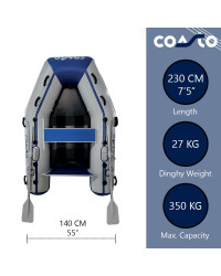COASTO Annexe gonflable fond latté 2,3m