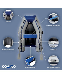 COASTO Annexe gonflable fond latté 2,3m