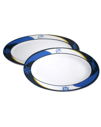 Plateaux ovales 25-30cm les 2