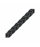 LIROS Amarre tresse creuse Moorex noire 10mm