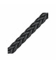 LIROS Amarre tresse creuse Moorex noire 12mm