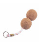 Porte clefs liège double