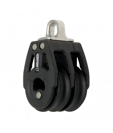 SELDEN Poulie double à billes Ø30mm