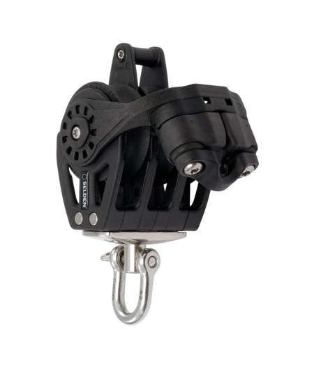 SELDEN Poulie triple à billes à émerillon à ringot avec taqu