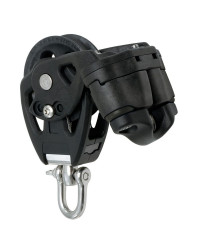 SELDEN Poulie simple avec taquet Ø50mm.