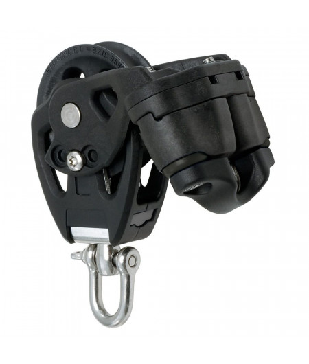 SELDEN Poulie simple avec taquet Ø50mm.