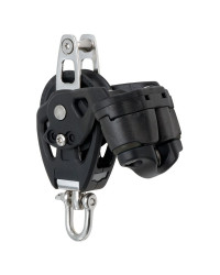 SELDEN Poulie simple à ringot avec taquet Ø50mm