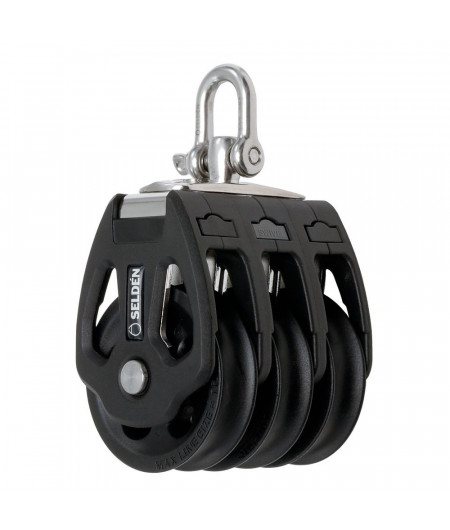 SELDEN Poulie triple Ø50mm