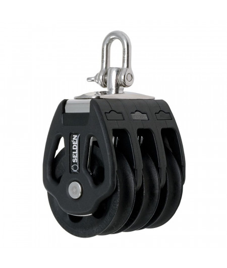 SELDEN Poulie triple Ø80mm