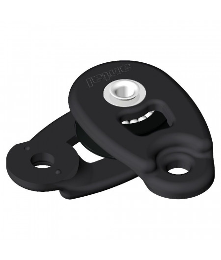 ANTAL Mini poulie ouvrante à sangler réa Ø32mm noir