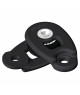 ANTAL Mini poulie ouvrante à sangler réa Ø32mm noir