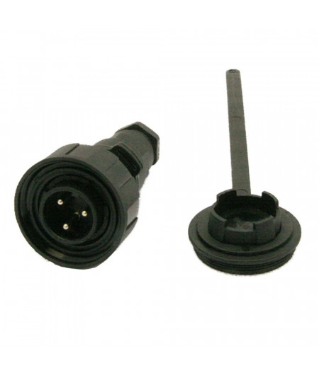 Prise de pont étanche 12 V /10 A 3 plots