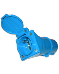 BALS Adaptateur prise quai fiche male P17-femelle 2P+T-VRAC