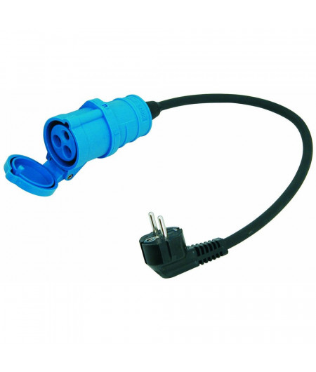 BALS Adaptateur 230V-10/16A USE/CEI prise femelle P17 et fic