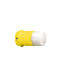 HUBBELL Fiche femelle etanche 32A CE jaune