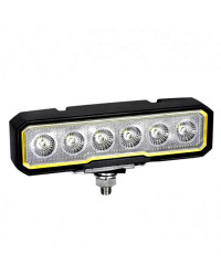 MANTAGUA BREHAT 6 leds Noir 25W 1500lm  40°  12-36VDC -Blanc