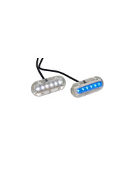 TREM Projecteur sous-marin Bleu 6 LED