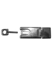 OSCULATI Charnière à cadenas + anneau pivotant 89x32mm