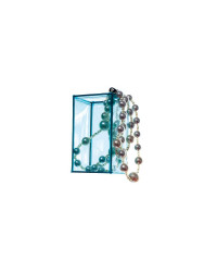 Rangement à ventouse 7x7x12cm bleu