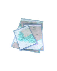 Pochette imperméable pour carte et règle de course 38 x 50 c