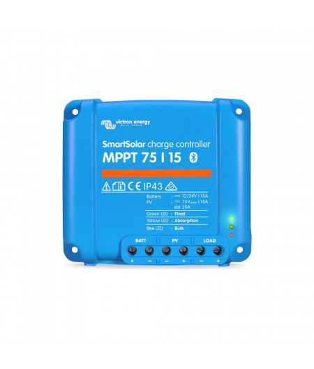 VICTRON Régulateur Connecté SmartSolar MPPT 12/24V - 75V/15A