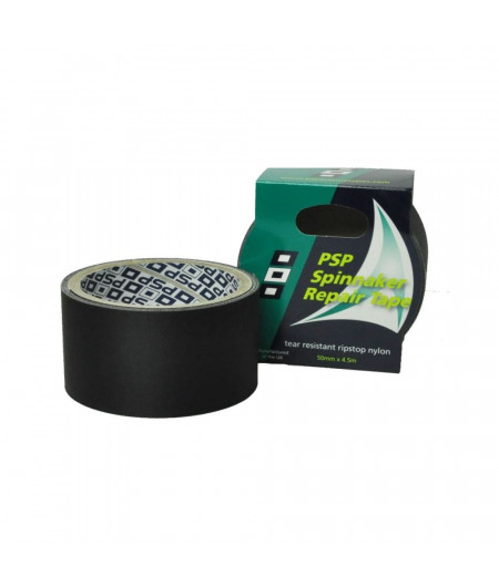 PSP Adhésif de réparation toile de SPI 5cm X 4,5m noir