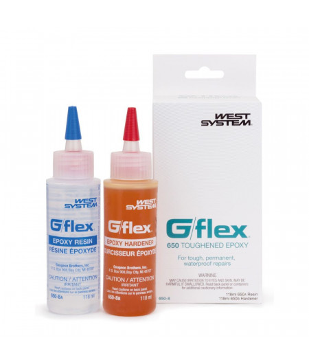 WEST SYSTEM Kit de résine epoxy G/Flex 650 236ml