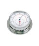 Thermomètre Sky Boitier inox poli - cadran blanc