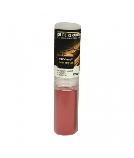 Kit de réparation pneumatique PVC rouge