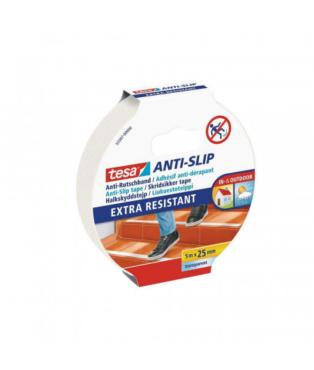 TESA Bande adhésive anti-dérapante transparente 5m x 25mm
