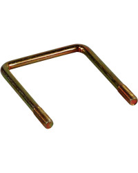 Bride tube carré 80 x 80mm - vrac