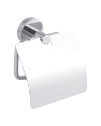TESA Smooz dérouleur papier toilette avec couvercle chromé