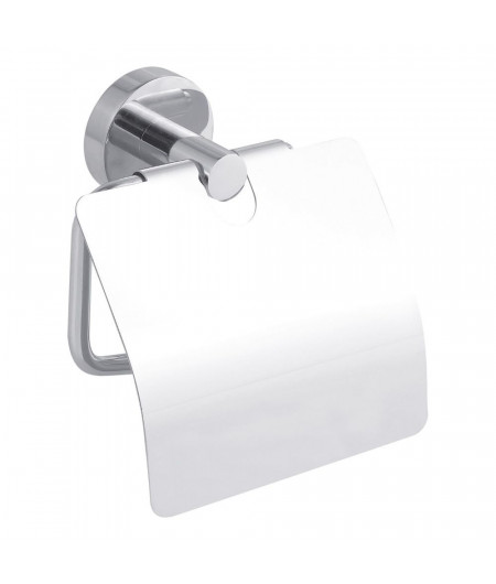 TESA Smooz dérouleur papier toilette avec couvercle chromé