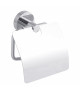TESA Smooz dérouleur papier toilette avec couvercle chromé