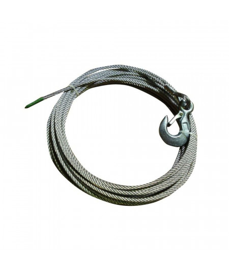 GOLIATH Câble acier avec crochet 4mm - 10m