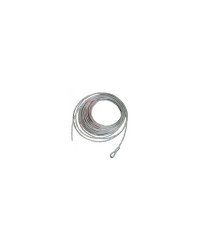 Câble inox 1 boucle 7mm - 15m