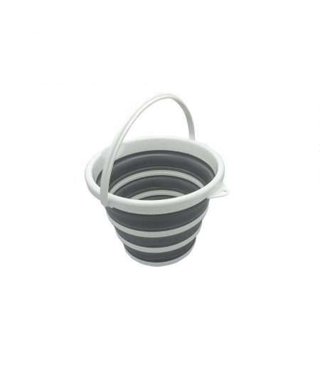 HABA Seau pliable 10L blanc/gris