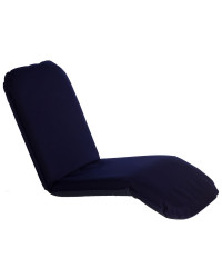COMFORT SEAT Chaise longue inclinable 3 parties bleu navy