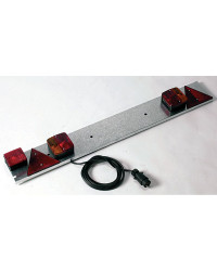 Rampe de signalisation metal 7,5m 7 plot