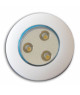 Spot à leds blanches 11,5-30V orientable 40° blanc