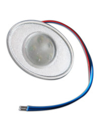 Spot à leds blanches orientable 30° encastrable chromé