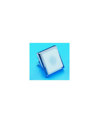 Spot carré 38x38mm 12V laiton chromé