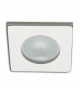 Spot carré RAY à Led lumière blanche froide inox poli